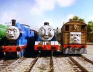 Gordon teases Edward before being told off by Toby