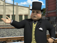 Sir Topham Hatt talking