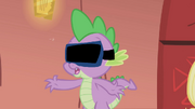 Spike with game goggles