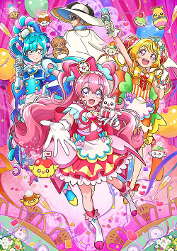There is a countdown to the Precure All Stars F release, 77 days