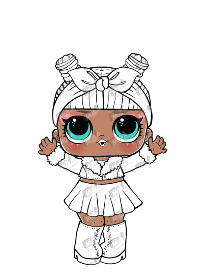 Coloring page DJ K9  Coloring LOL dolls printout