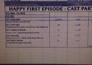 Script of the first episode.