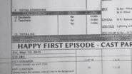 Script of the first episode.