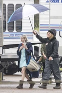 Emma Roberts on set. (March 13, 2015)