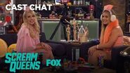 Emma Roberts & Billie Lourd Get Goofy In The Fox Lounge Season 2 SCREAM QUEENS