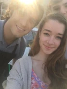 Diego Boneta on set. (March 14, 2015)