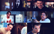 Billy, Stu, Debbie, Mickey and Roman - Scream trilogy killers