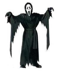 Fun World Officially Licensed Scream VI Ghost Face Aged Mask Costume  Accessory