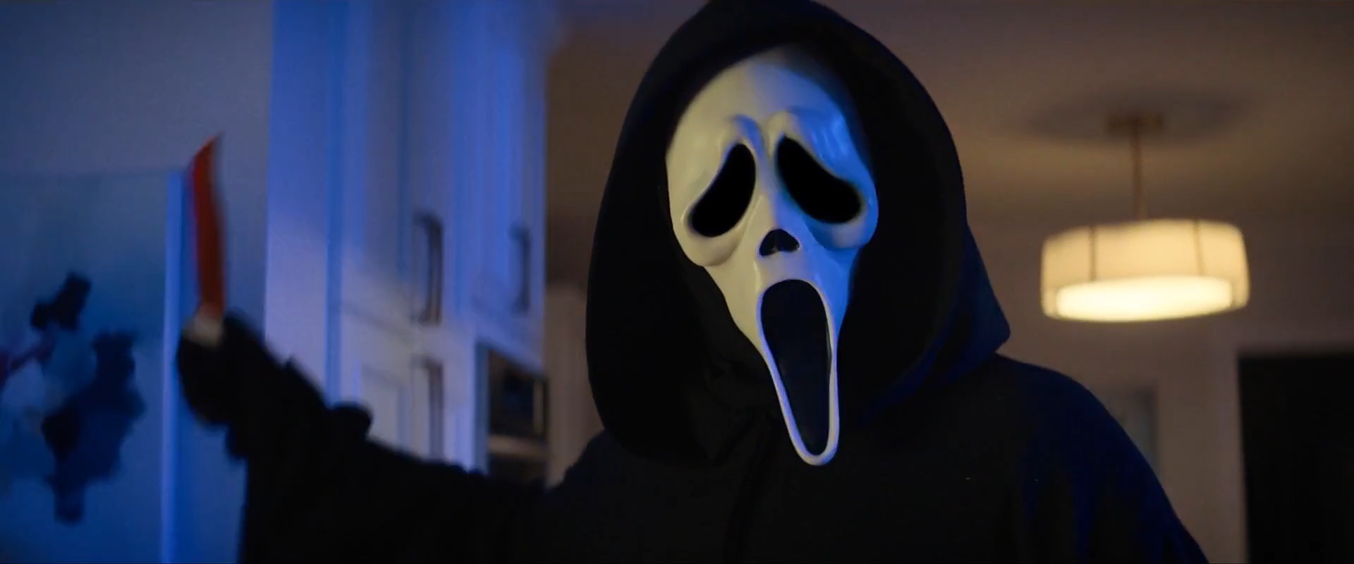 Scream VI (2023) - Ghostface Attacks the Core Four Scene