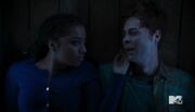 Noah seeing Zoe in his hallucination