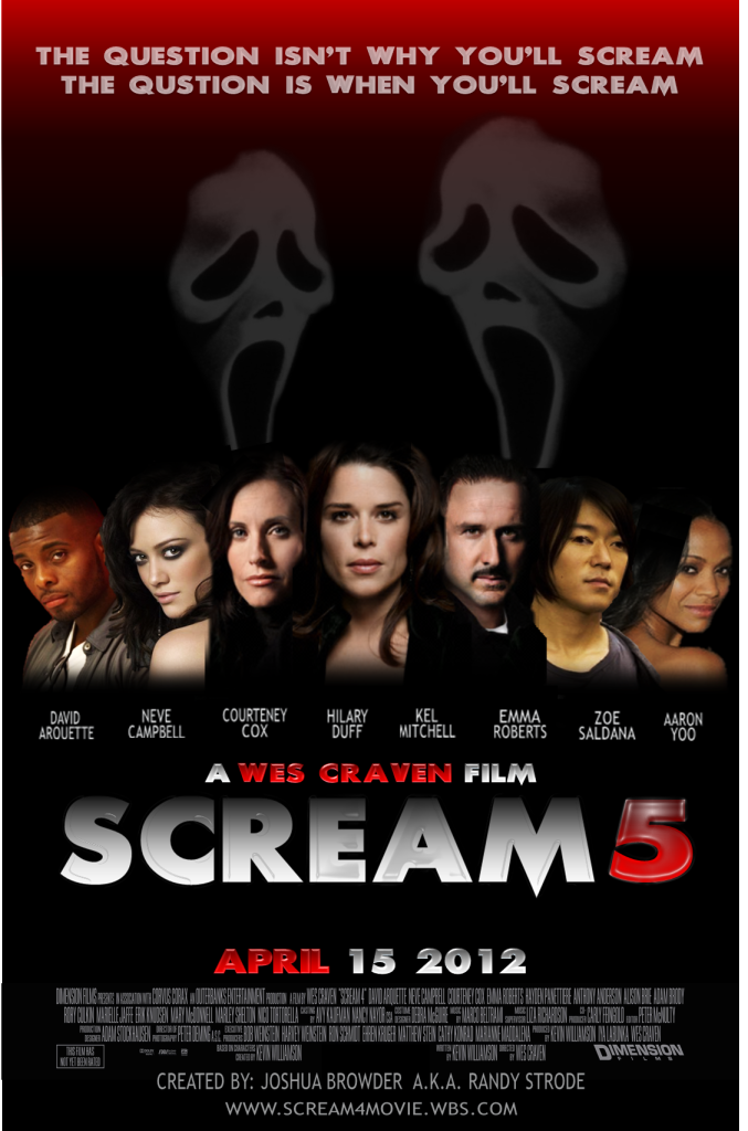 User blog:Markealeswhite/Fan Posters For Scream 5, Scream Wiki