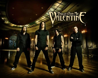 Bullet For My Valentine バンドT 2010 TOUR BULLET FOR MY VALENTINE,MUSIC BAND, AUTHENTIC LICENSED 2010
