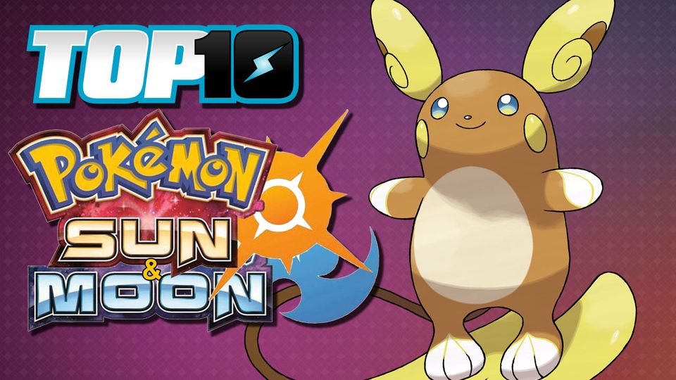 Top 10 pokemons mais fortes em sun e moon