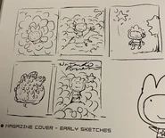 Nintendo Power early sketches