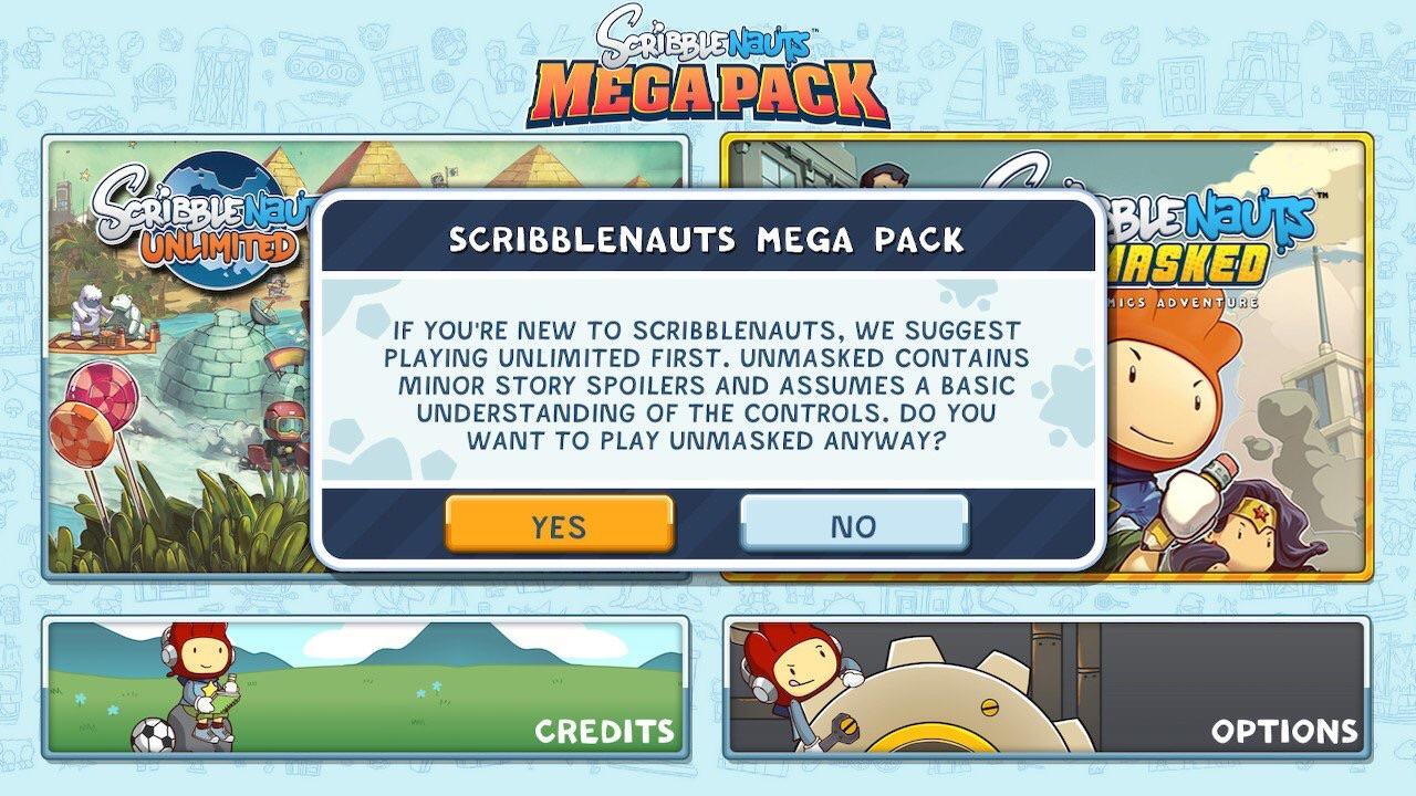 scribblenauts mega pack
