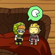 Moury and the movie star from the mission "Marriage Material!".