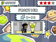 A secret agent in the title screen of P8-10.