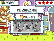 Top screen before starting the level.