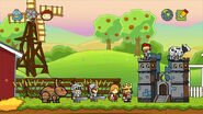 Knights in the beta version of Edwin's Farm.