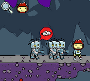 Zombies attacking Maxwell in Super Scribblenauts