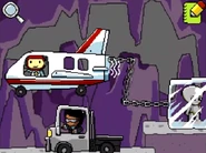 A secret agent driving a flatbed in P8-7.