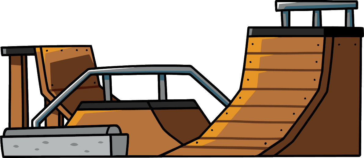Скейт парк рисовать