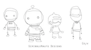 Original Scribblenauts player design concept art.