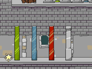 The Starite behind numerous gates.