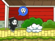 Longcat will not die instantly from Death's touch, but rather take a while to die.