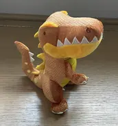 T. rex plush side view