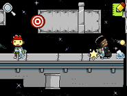 A secret agent holding a diamond in A8-10.