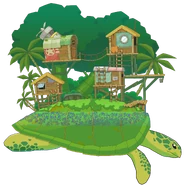 "Dot the Turtle" in their entirety. Made by combining the textures of Dot the Island and Alliteration Abyss.