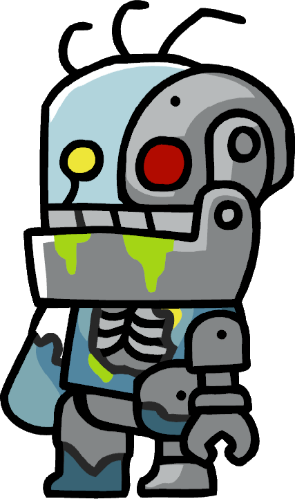 The Feep in Scribblenauts appears as a half robot half zombie creature. 