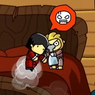 Moury and the con artist from the mission "Marriage Material!".