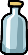 The bottle after being filled.