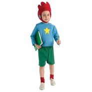 A child in a Maxwell costume