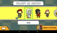Maxwell in Avatar Picker in Scribblenauts Remix.