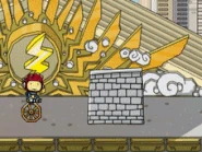 The glitch that can be performed by adding this adjective to a round object.