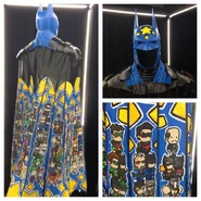 Scribblenauts Unmasked inspired Batsuit displayed at San Diego Comic-Con 2014
