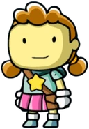 Lily without her rooster hat, from Scribblenauts Showdown.