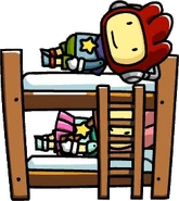 lily and maxwell on the bunk bed