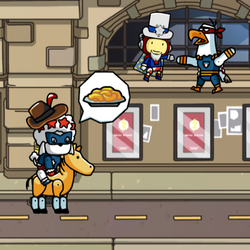 Scribblenauts Unmasked Yankee Poodle and Maxwell.png
