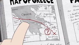 Map of Greece