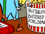 Butterless Buttered Popcorn