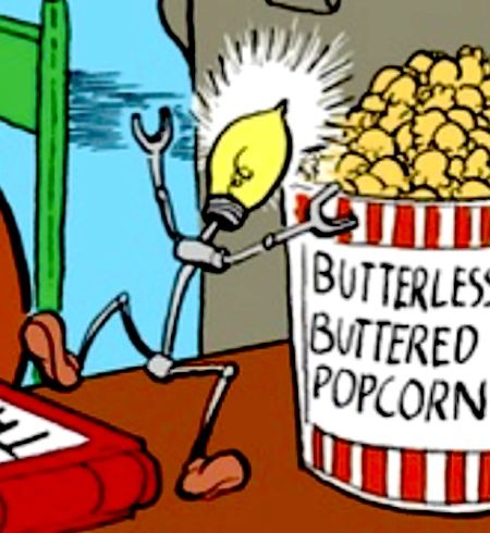 Butterless Buttered Popcorn | Scrooge McDuck Wikia | Fandom