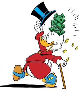 Scrooge the businessman.