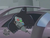 The Blot with his color-capturing ray in Mickey and the Color Caper.