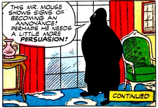 The Blot, in his house, resolves to do away with Mickey.