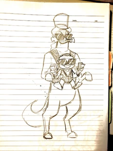 Concept-art for a deleted scene in the episode, posted on Twitter by Matthew Humphreys.