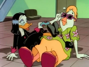 The two characters post-bump.